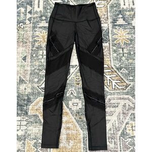 Victoria Sport Black Mesh Leggings